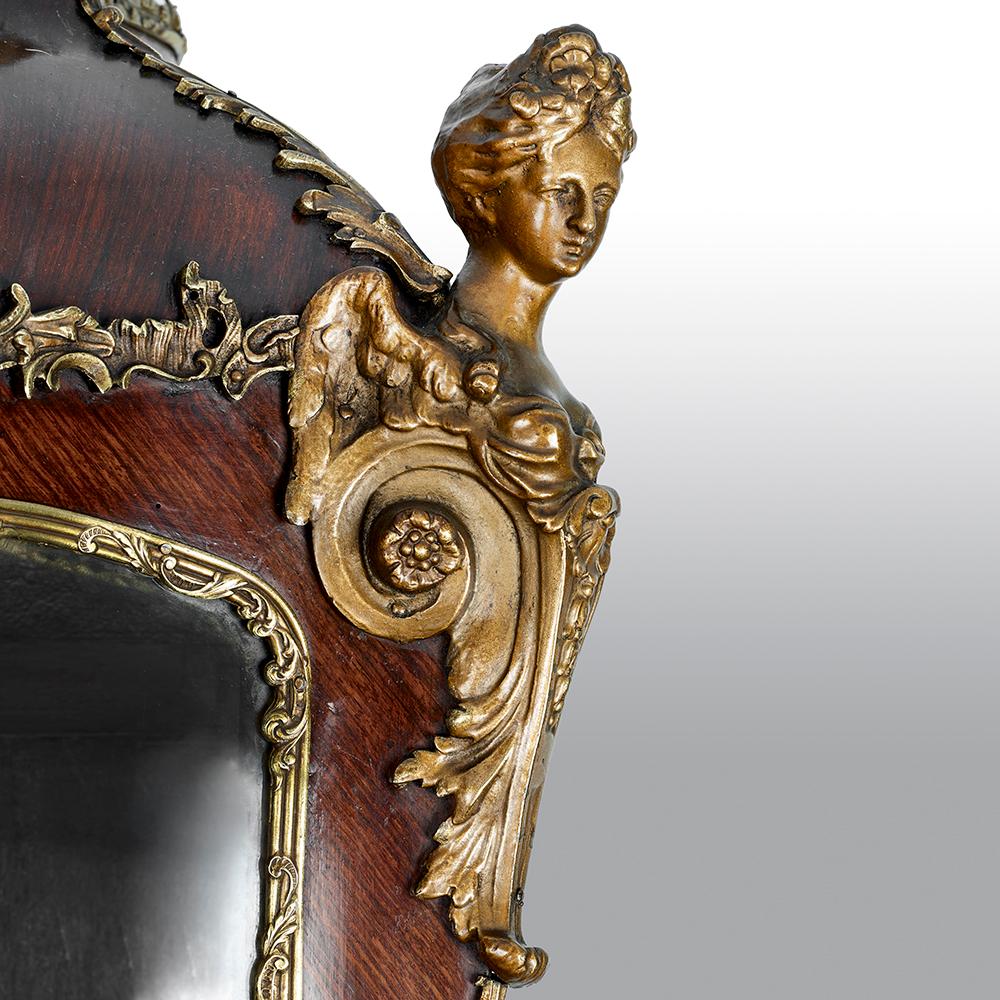 French 19th Century Gilt Bronze Vernis Martin Vitrine Cabinet 11