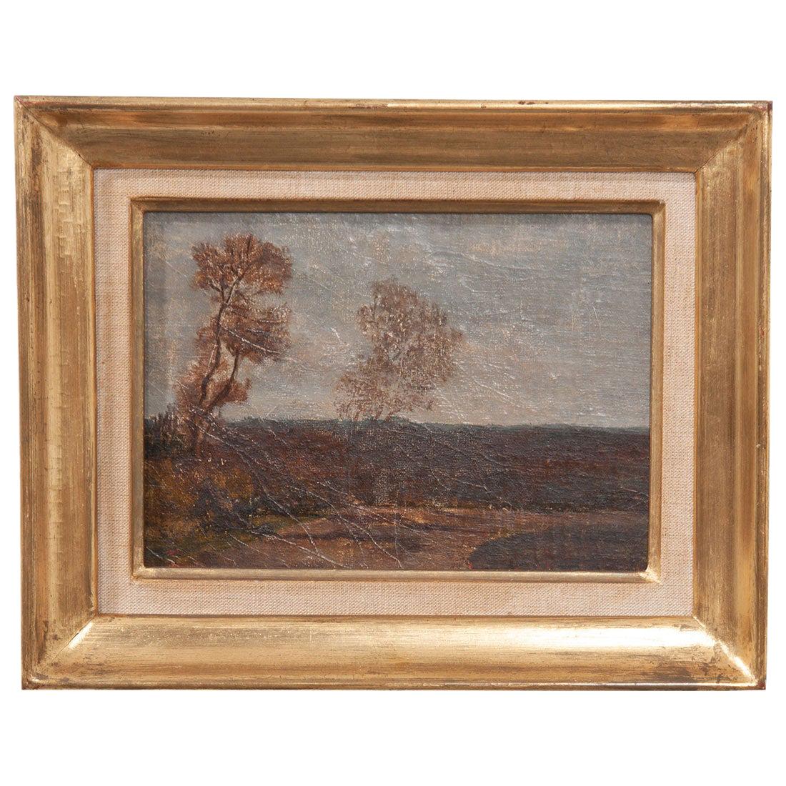 French 19th Century Gilt Framed Oil Painting