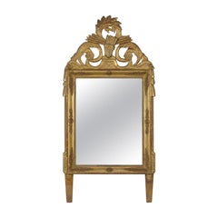 French 19th Century Louis XVI Style Gilt Mirror