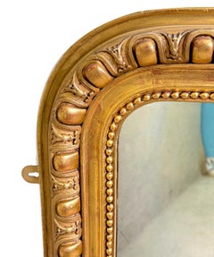 French 19th Century Gilt Rectangular Wall Mirror