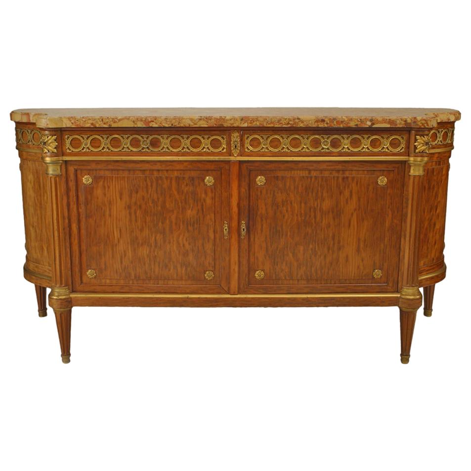 Krieger French Victorian Mahogany Cabinet For Sale