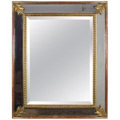 French 19th Century Giltwood Beveled Mirror