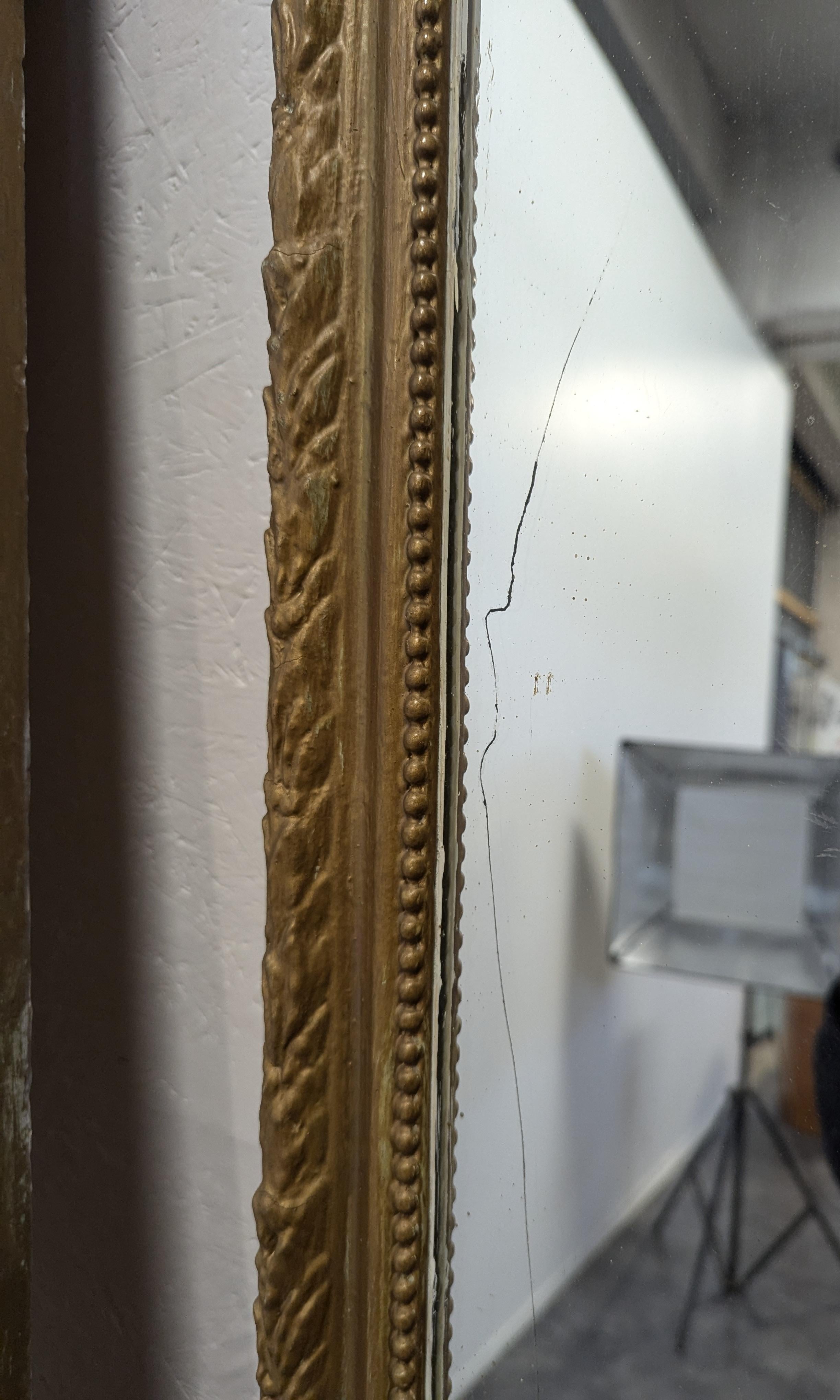 French 19th Century Giltwood Louis XVI Pier Mirrors 1
