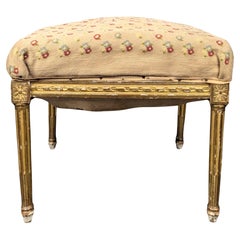 Tabouret Louis XVI du 19ème siècle
