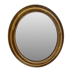 Miroir en bois doré français du 19e siècle