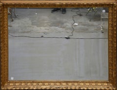 French 19th Century Giltwood Palmette & Laurel Leaf Frame Mirror