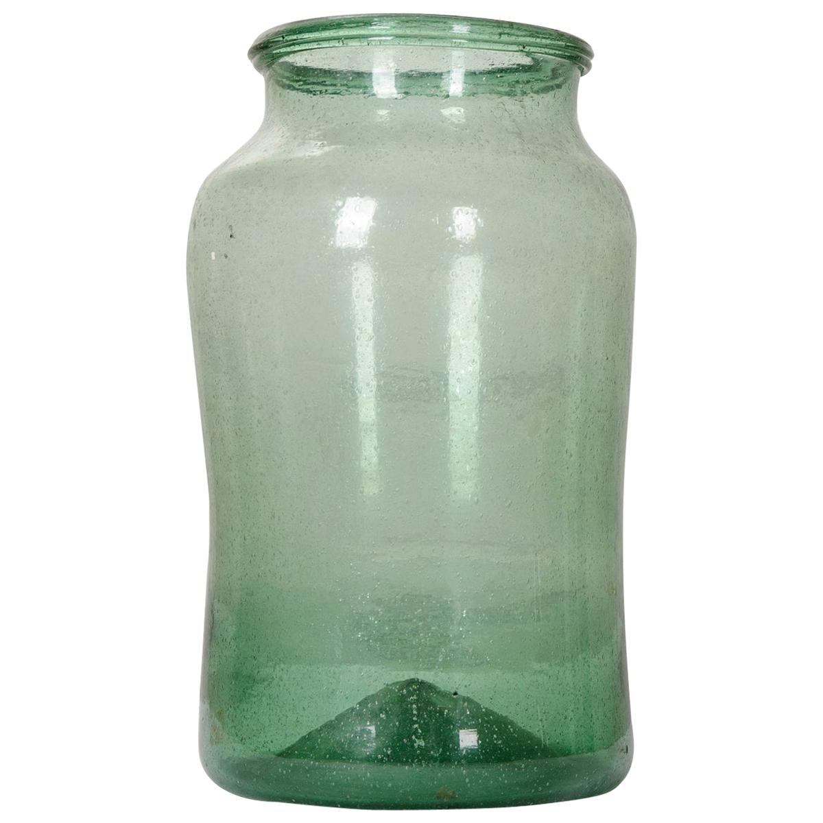 French 19th Century Glass Jar