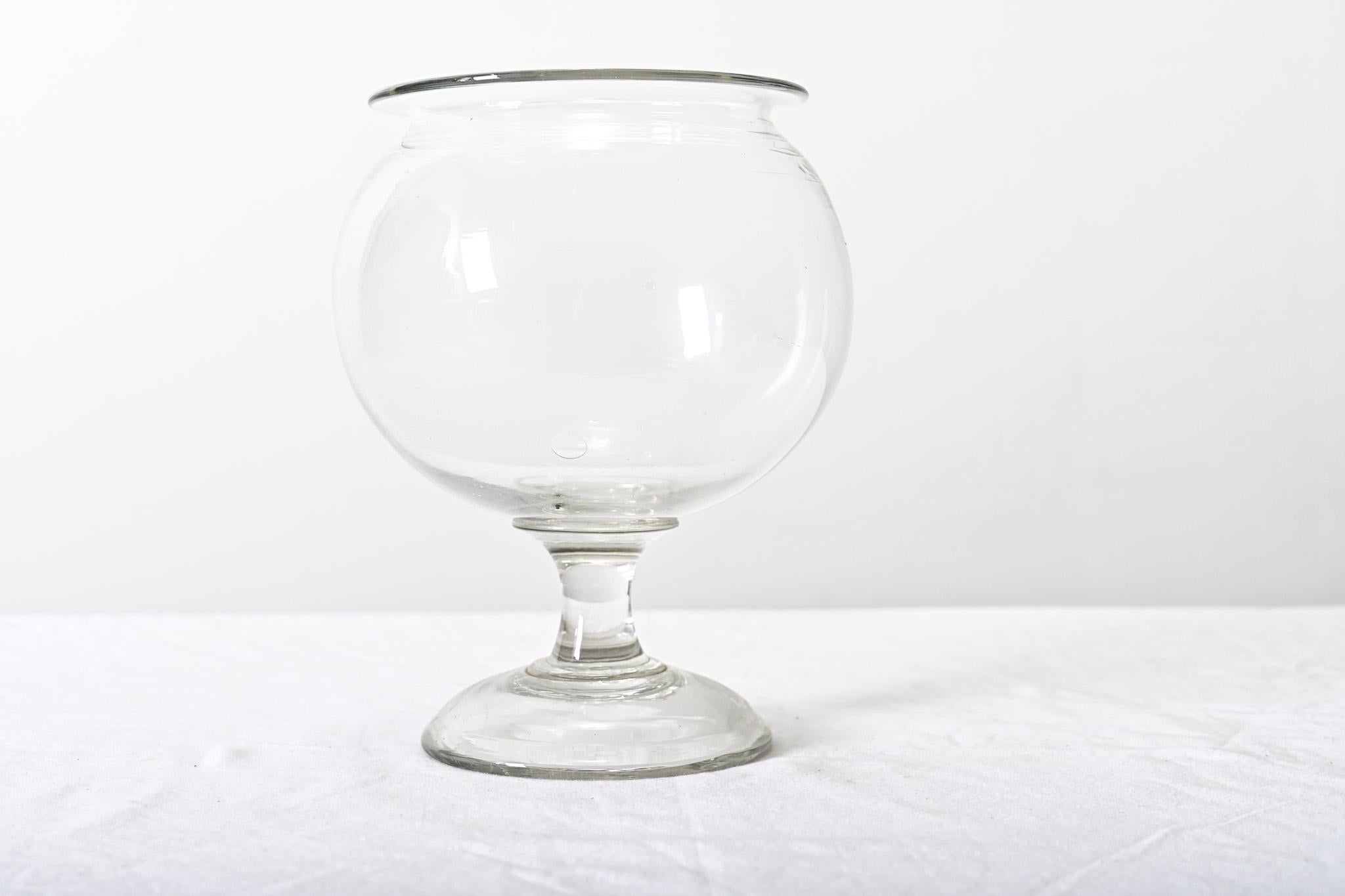 Other French 19th Century Glass Leech Bowl For Sale