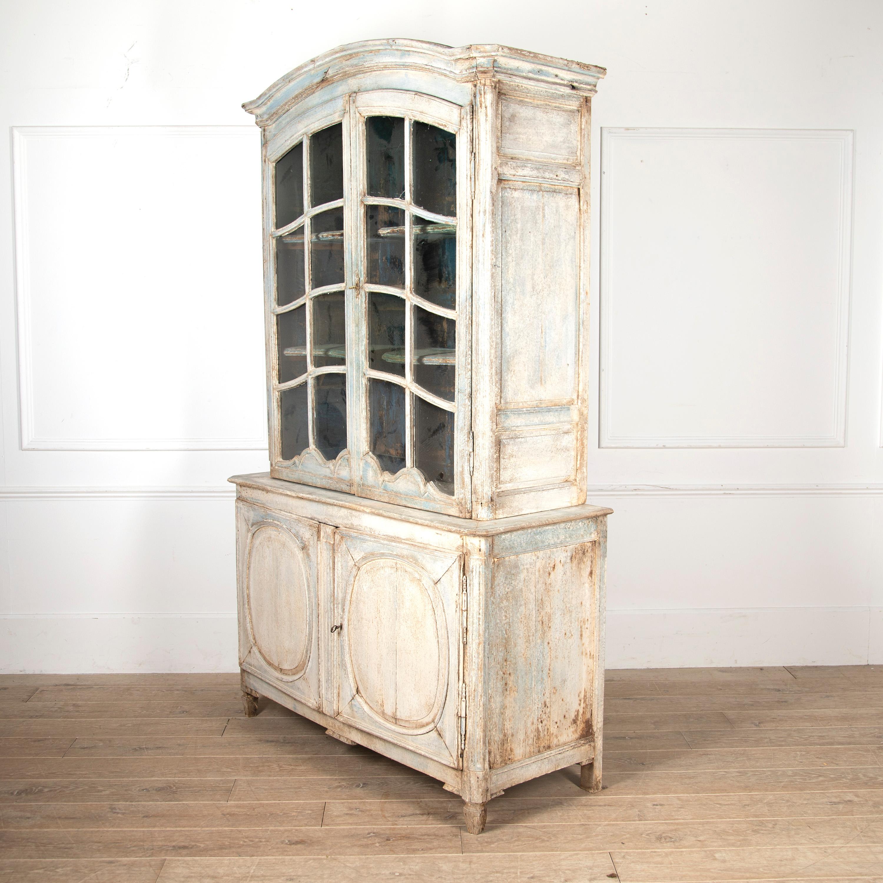 French 19th Century Glazed Bookcase For Sale 5