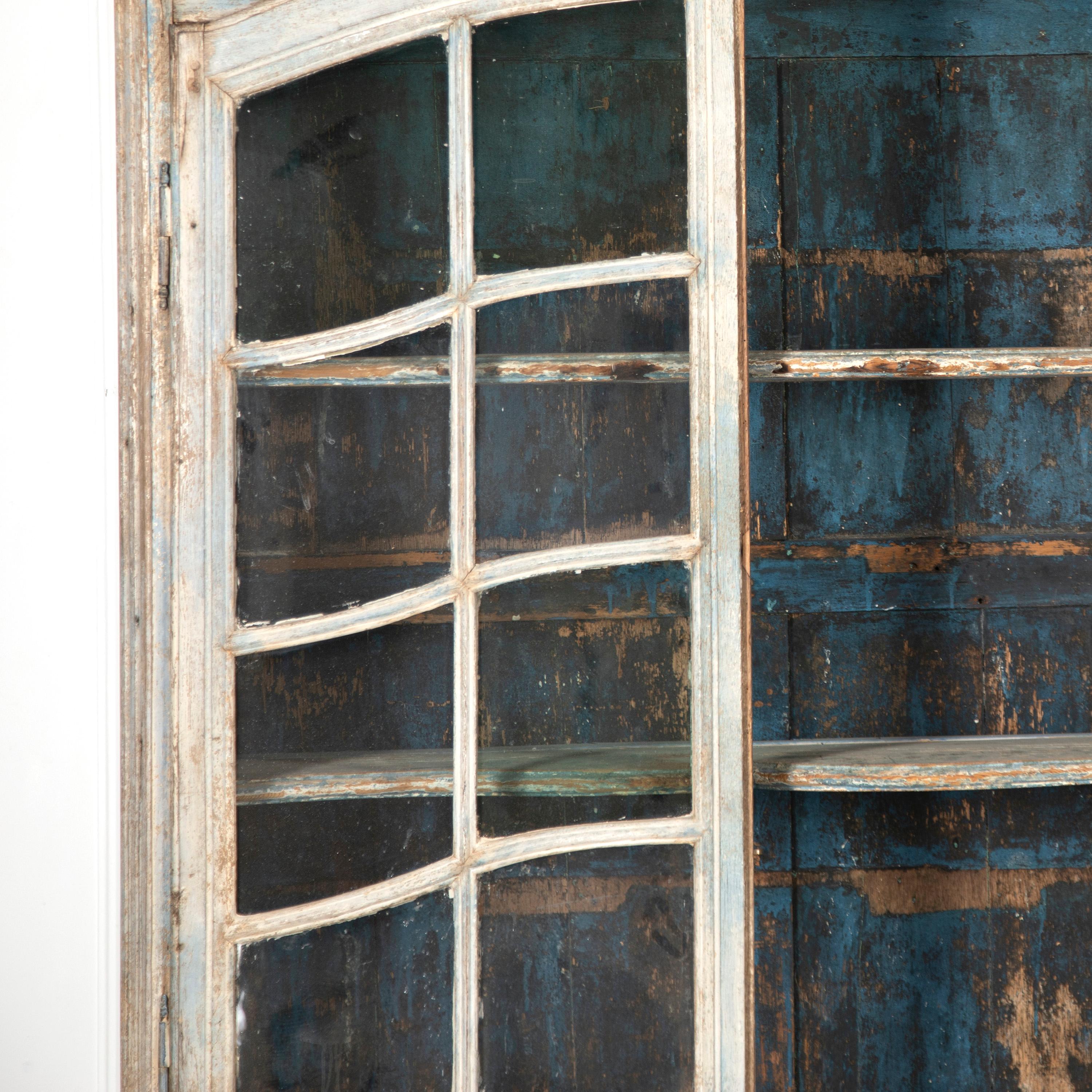 French 19th Century Glazed Bookcase For Sale 1