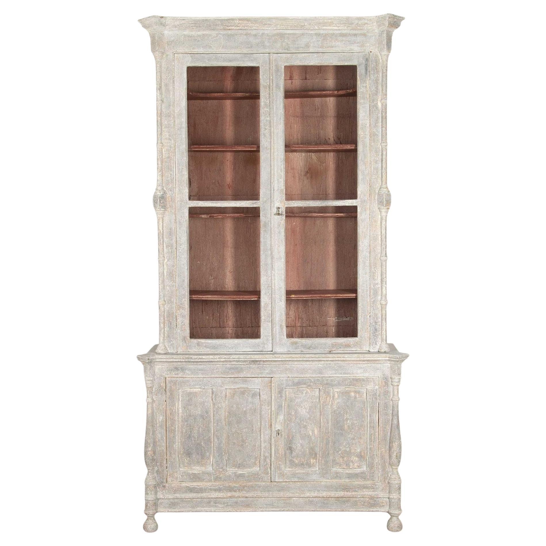 French 19th Century Glazed Bookcase