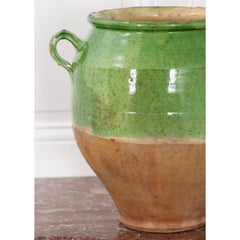 French 19th Century Glazed Confit Jar