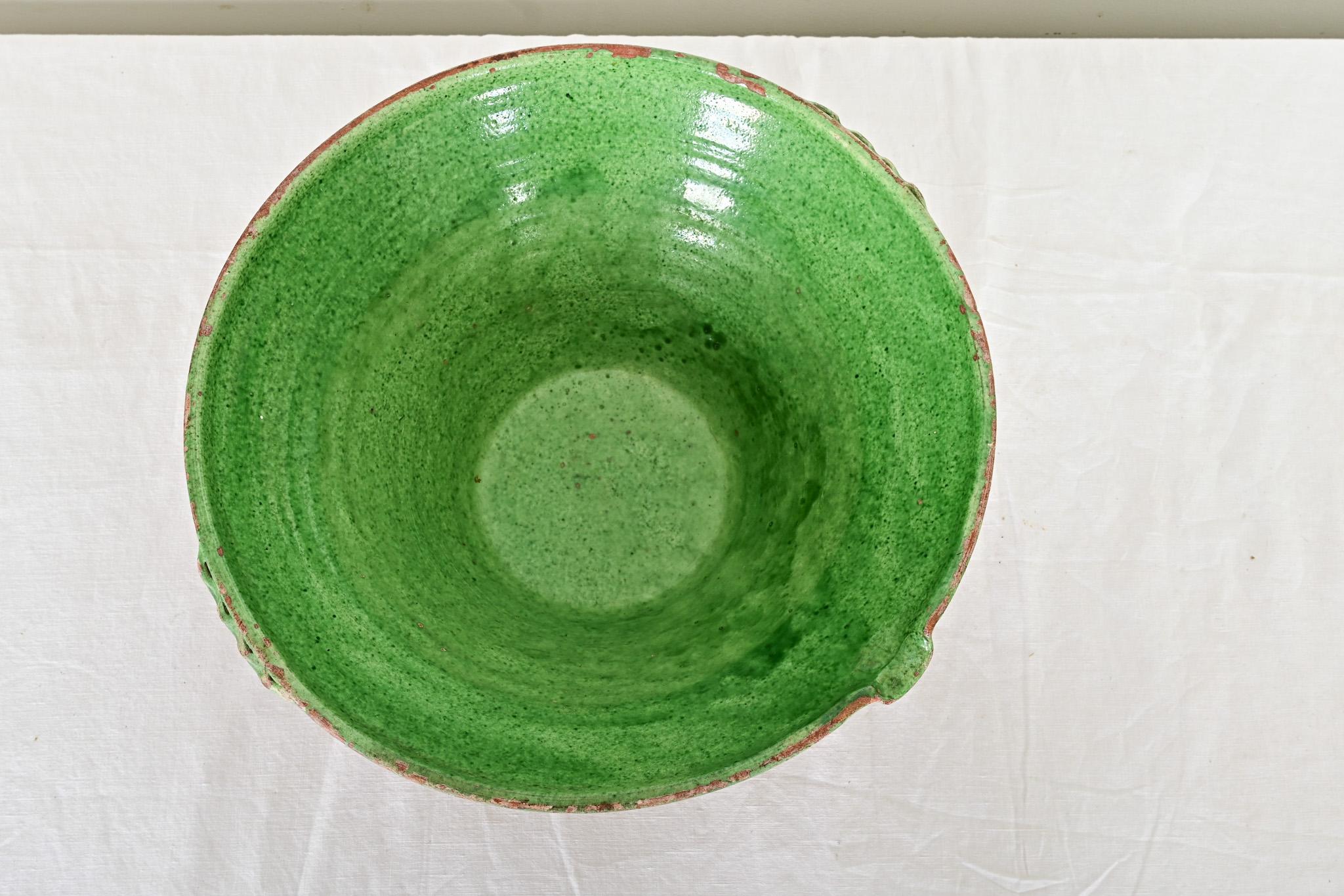Other French 19th Century Glazed Cream Bowl For Sale