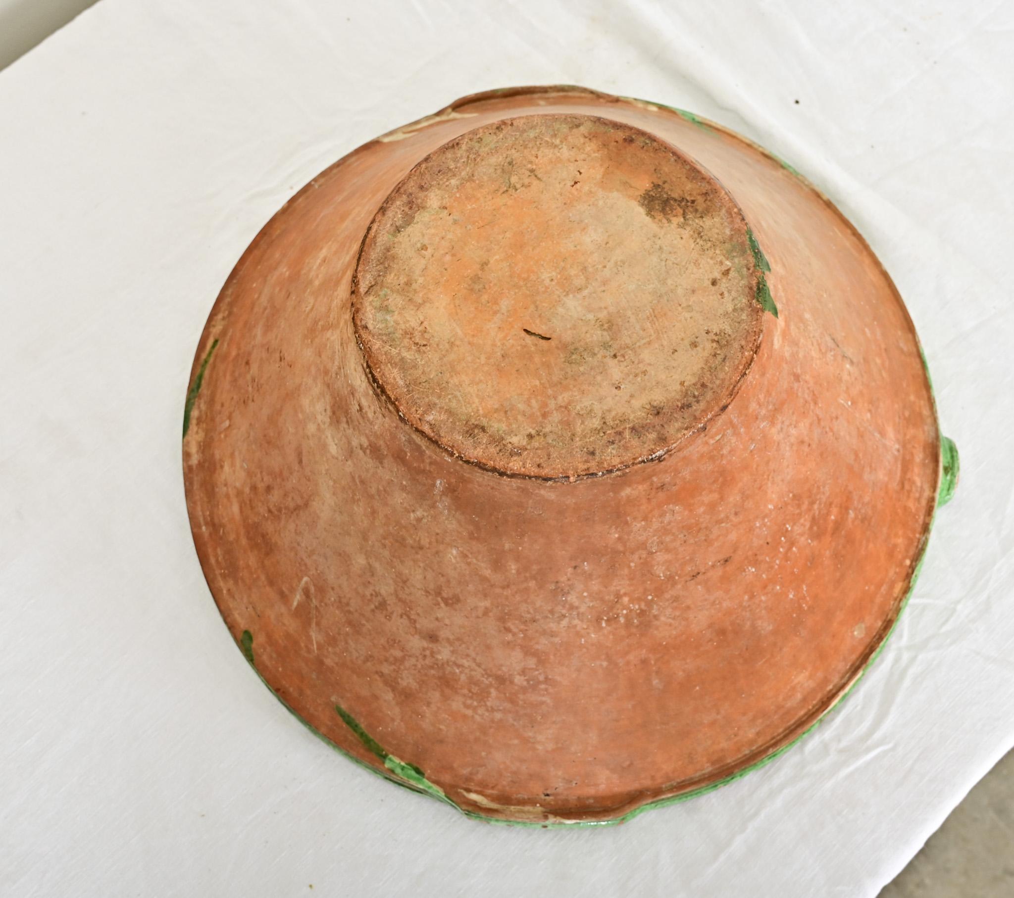 French 19th Century Glazed Cream Bowl For Sale 2