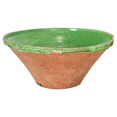 French 19th Century Glazed Cream Bowl