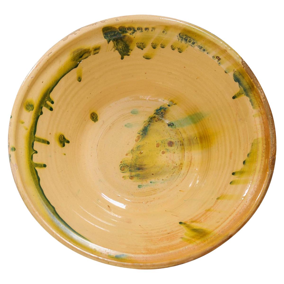 French 19th Century Glazed Mixing Bowl