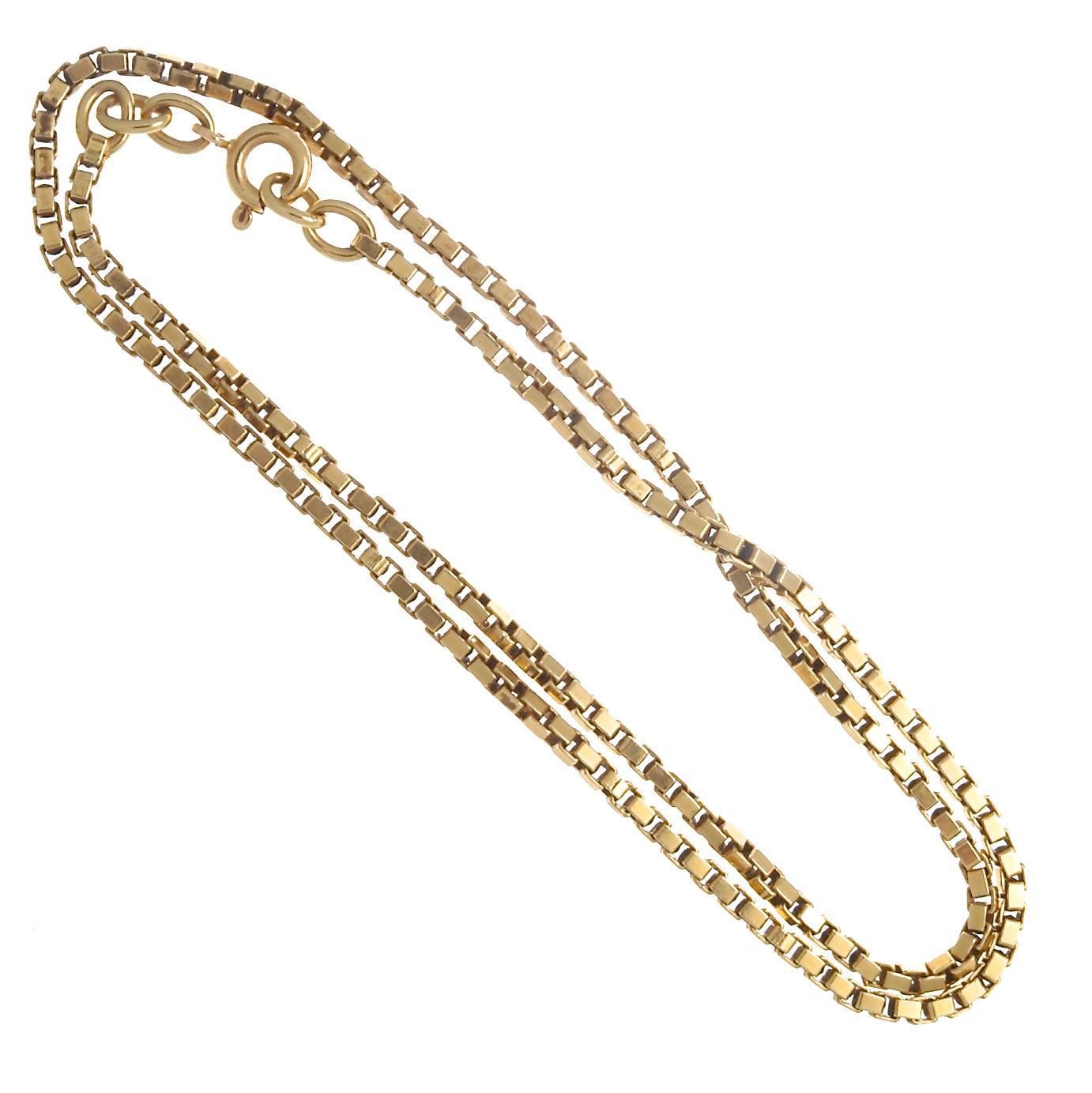 Victorian French 19th Century Gold Chain