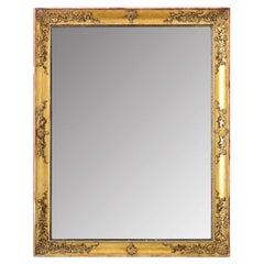 Specchio impero francese del XIX secolo in oro
