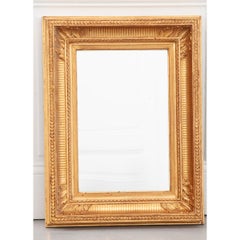 French 19th Century Gold Gilt Frame with Mirror
