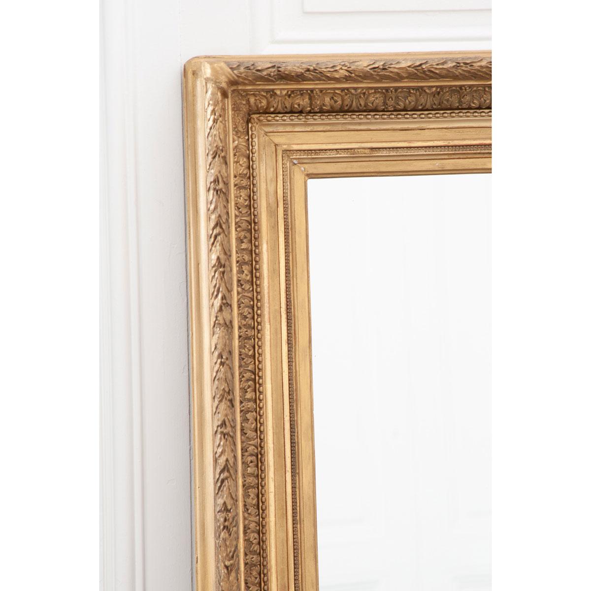 Other French 19th Century Gold Gilt Frame with Mirror For Sale