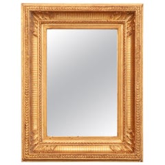 Antique French 19th Century Gold Gilt Frame with Mirror