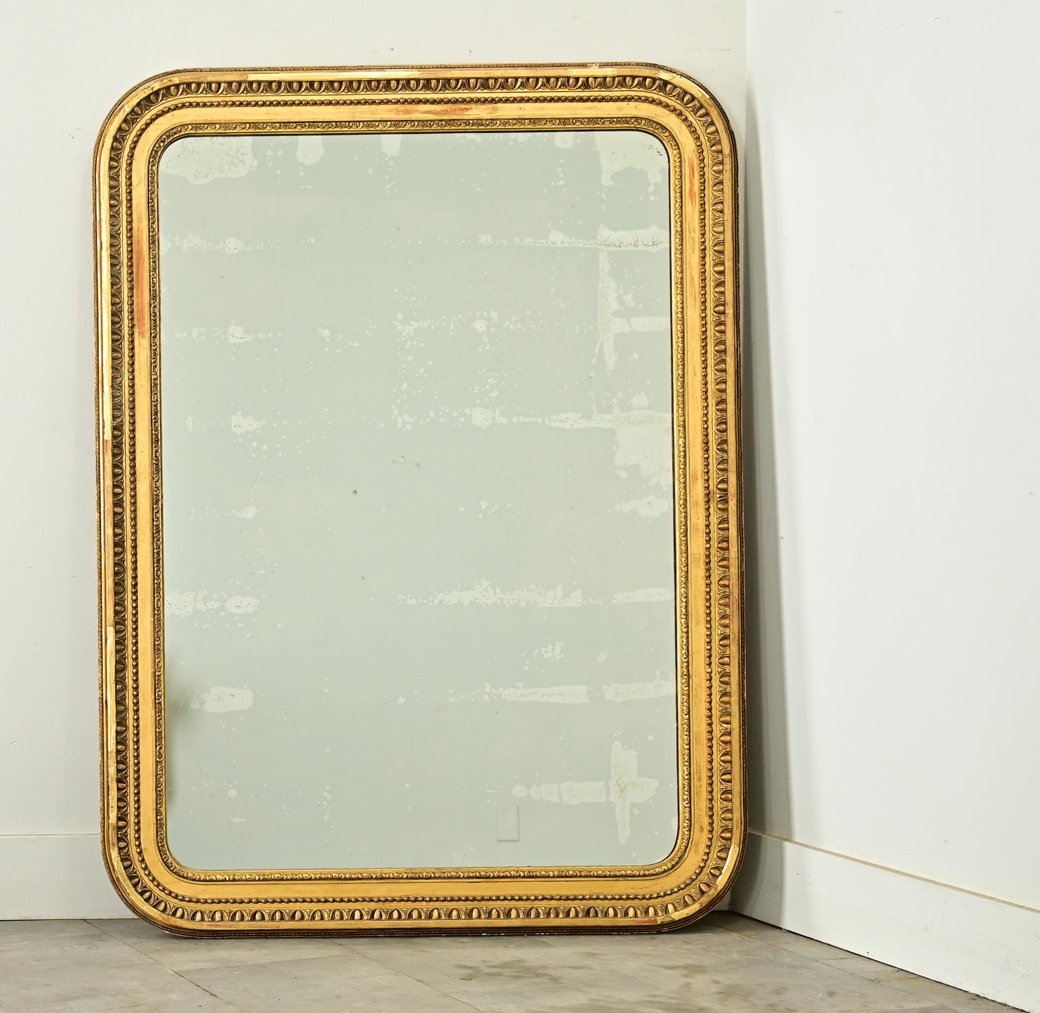 French 19th Century Gold Gilt Louis Philippe Mirror For Sale 6