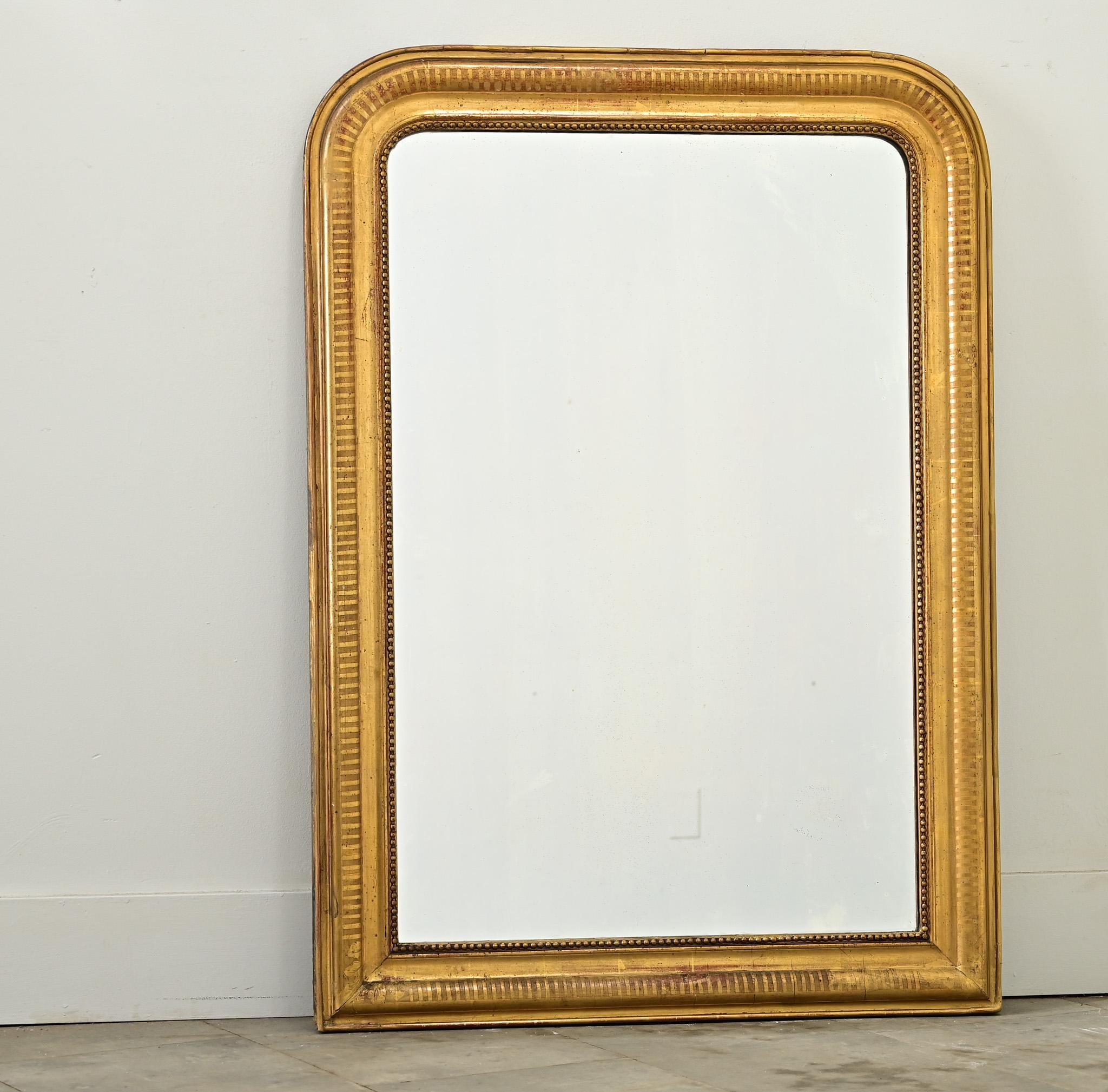 Louis-Philippe Miroir Louis Philippe français du 19ème siècle doré à l'or en vente