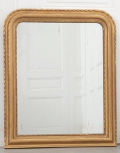French, 19th Century, Gold Gilt Louis Philippe Style Mirror