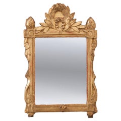 Antique French 19th Century Gold Gilt Louis XVI Mirror