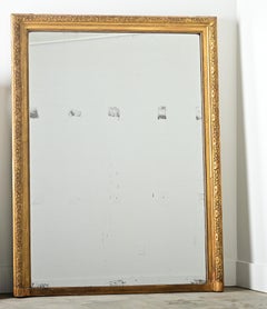 French 19th Century Gold Gilt Mantel Mirror
