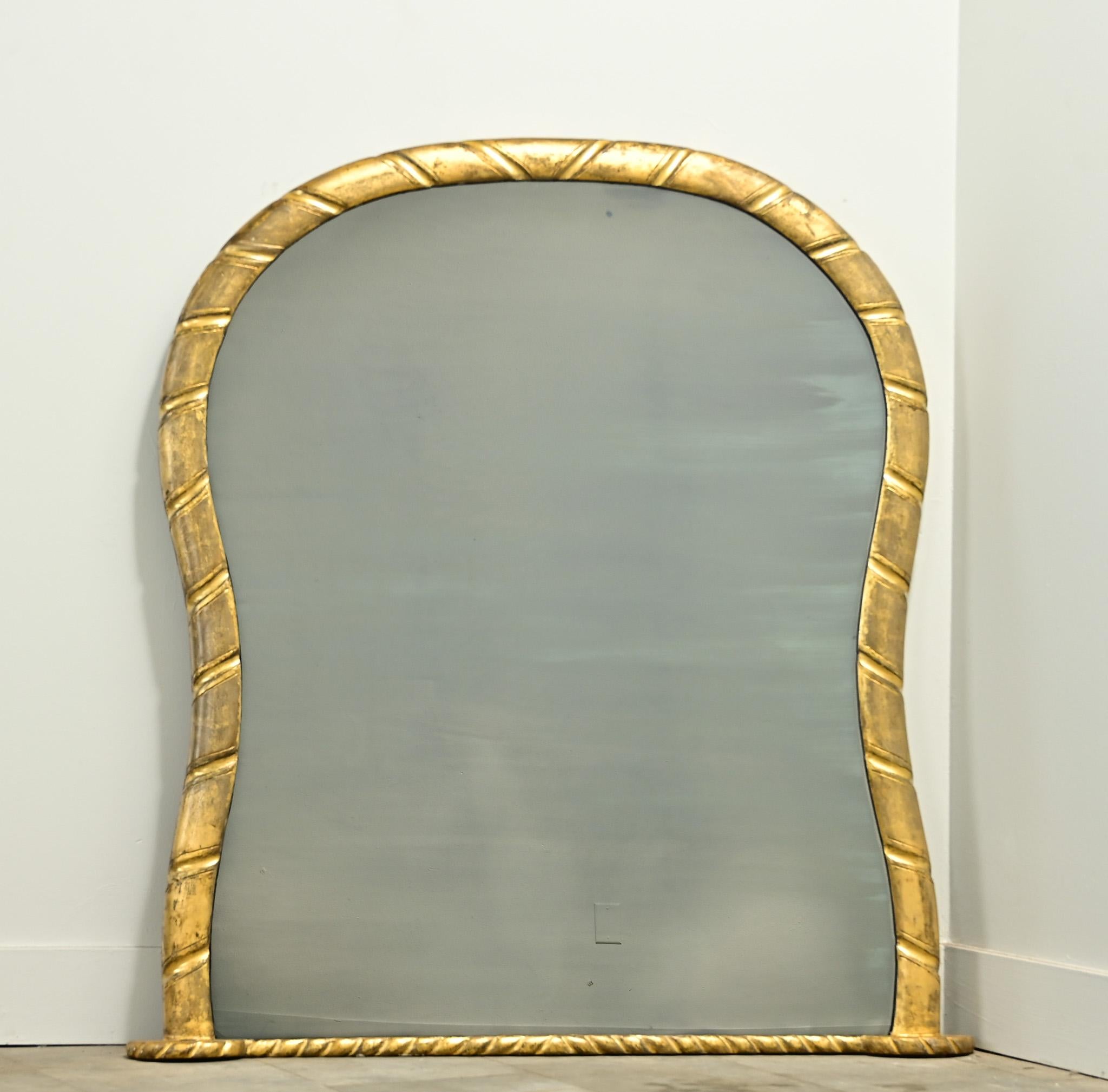 Other French 19th Century Gold Gilt Mantle Mirror For Sale