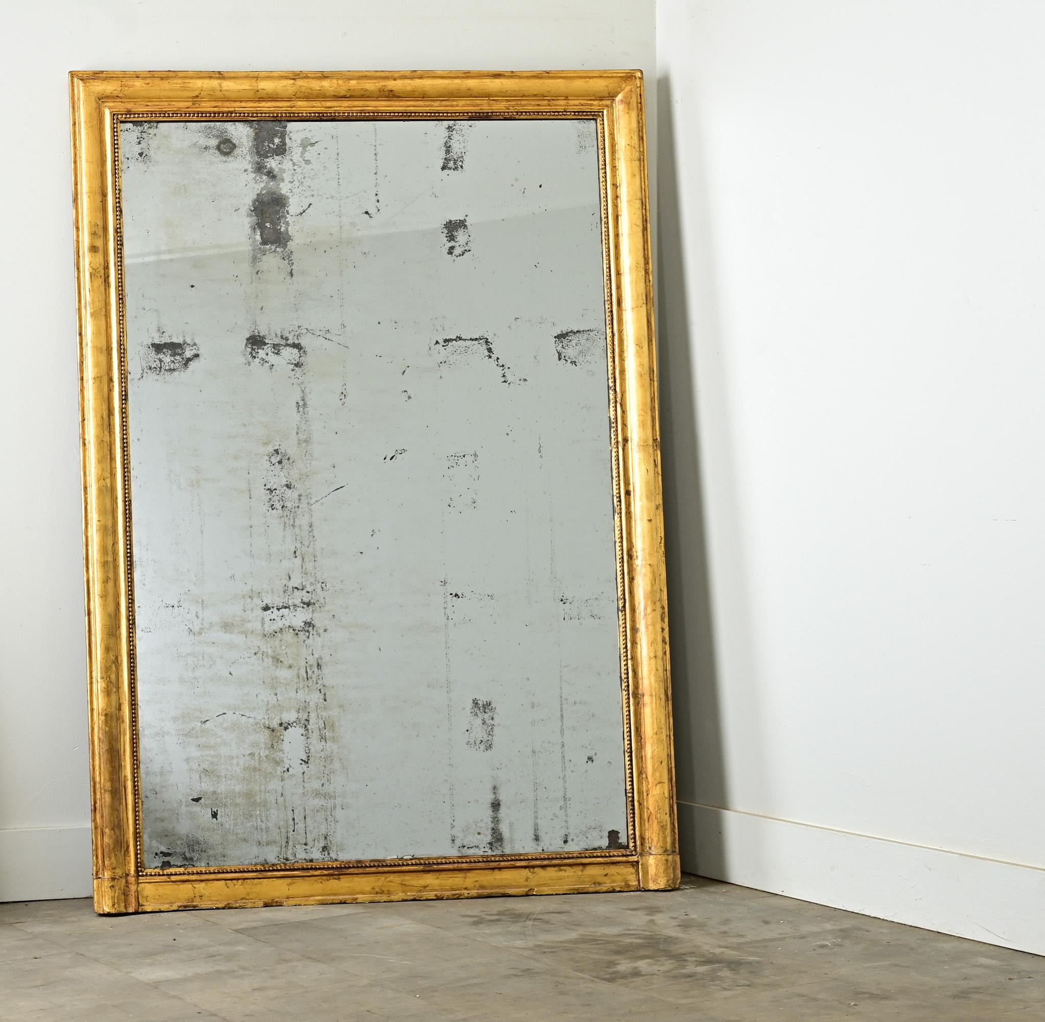Other French 19th Century Gold Gilt Mantle Mirror