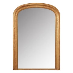 French 19th Century Gold Gilt Mantle Mirror