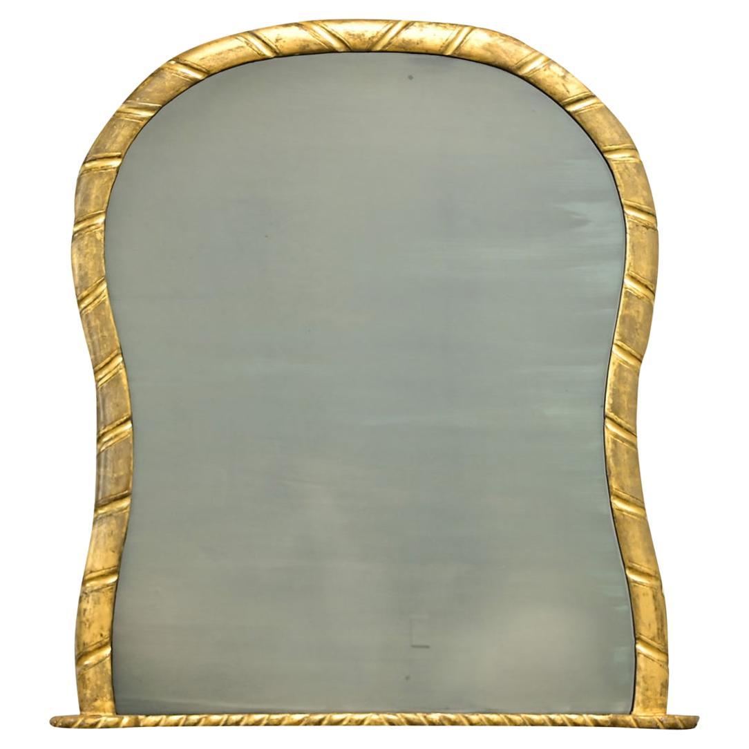 French 19th Century Gold Gilt Mantle Mirror For Sale at 1stDibs