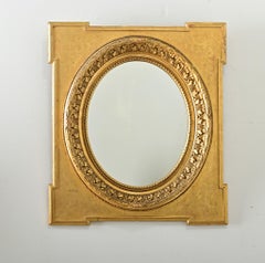 French 19th Century Gold Gilt Mirror