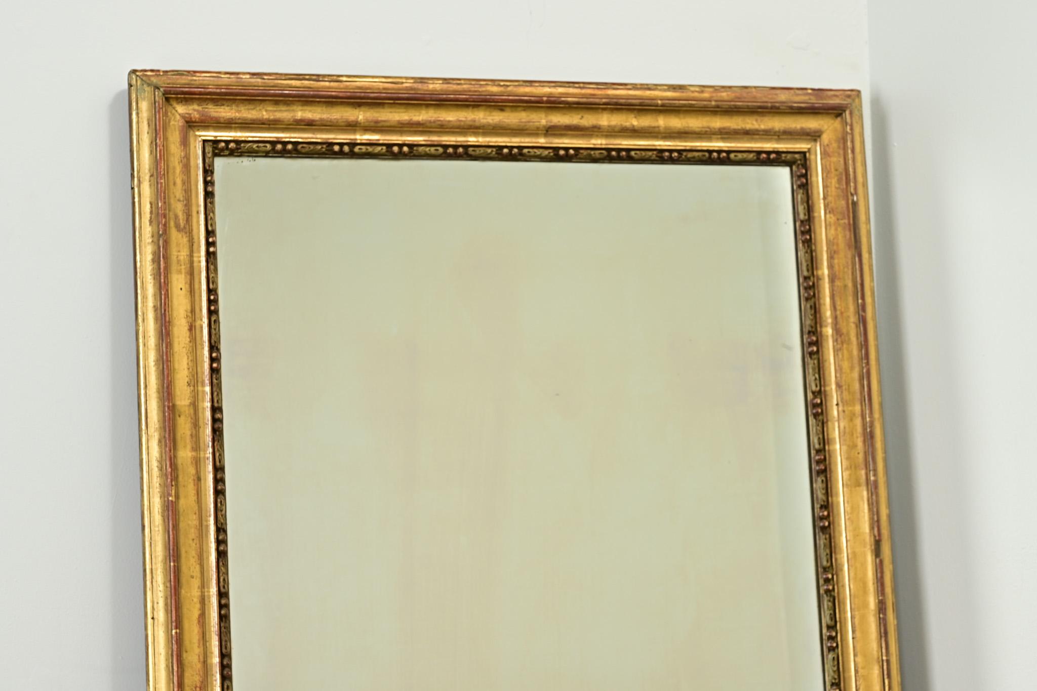 Other French 19th Century Gold Gilt Mirror For Sale