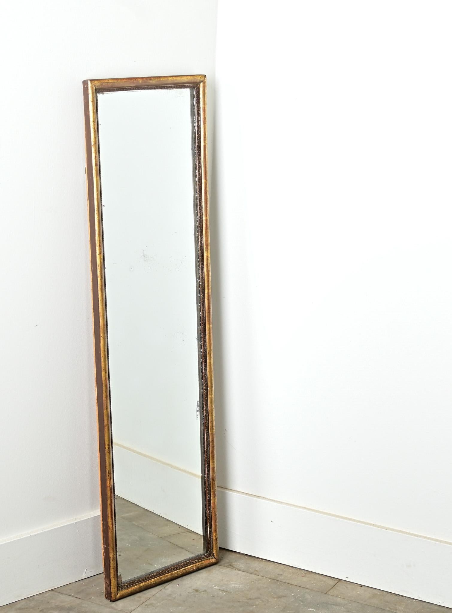 French 19th Century Gold Gilt Mirror 1