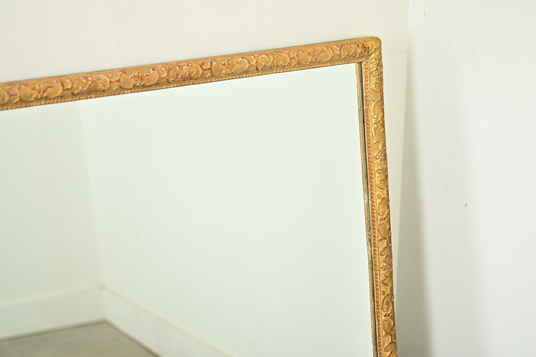 XIXe siècle Miroir français du 19ème siècle doré à l'or en vente