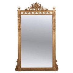 French 19th Century Giltwood Mirror French 19th Century Giltwood Mirror
