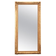 French 19th Century Gold Gilt Rectiliner Mirror