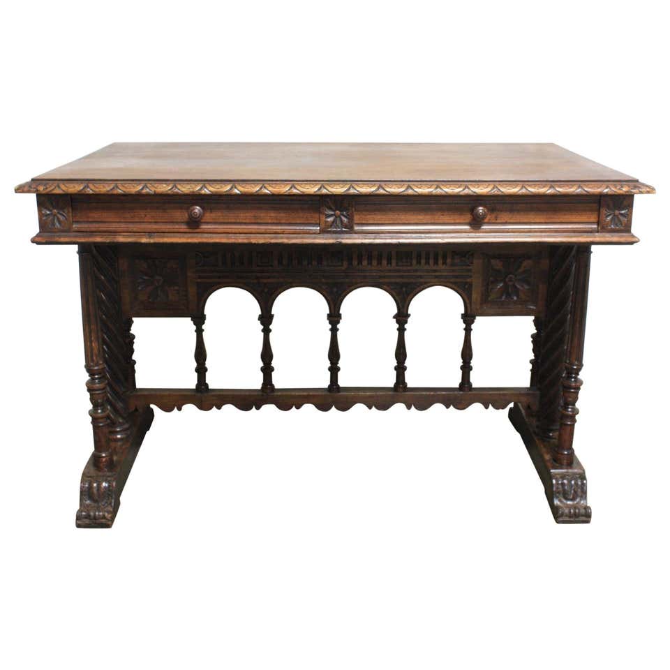 Medieval Style Math Table Medieval Tables - 53 For Sale at 1stDibs | medieval table and chairs ...