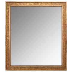 French 19th Century Grand Gold Gilt Mirror