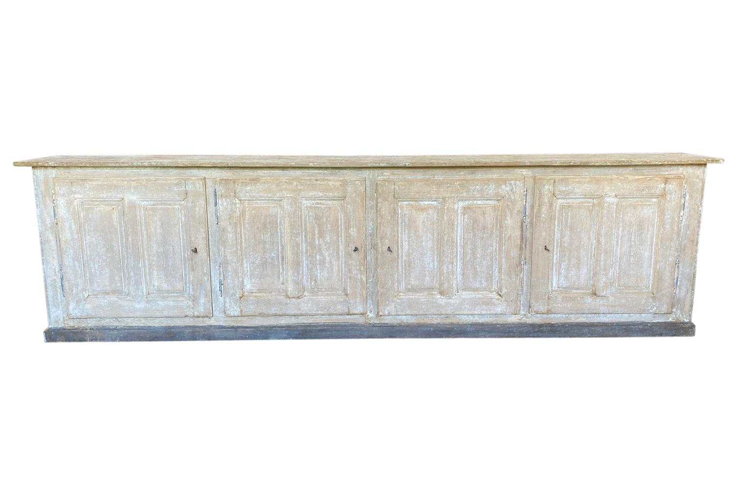 Painted French 19th Century Grand Scale Enfilade For Sale