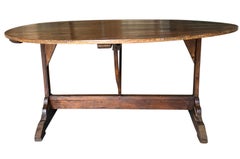 French 19th Century Grand Scale Wine Tasting Table