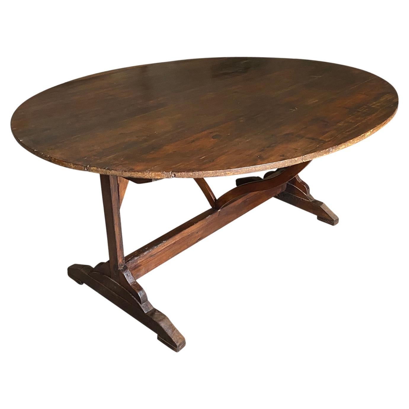 French 19th Century Grand Scale Wine Tasting Table