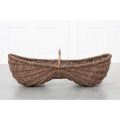 French 19th Century Grape Harvest Basket