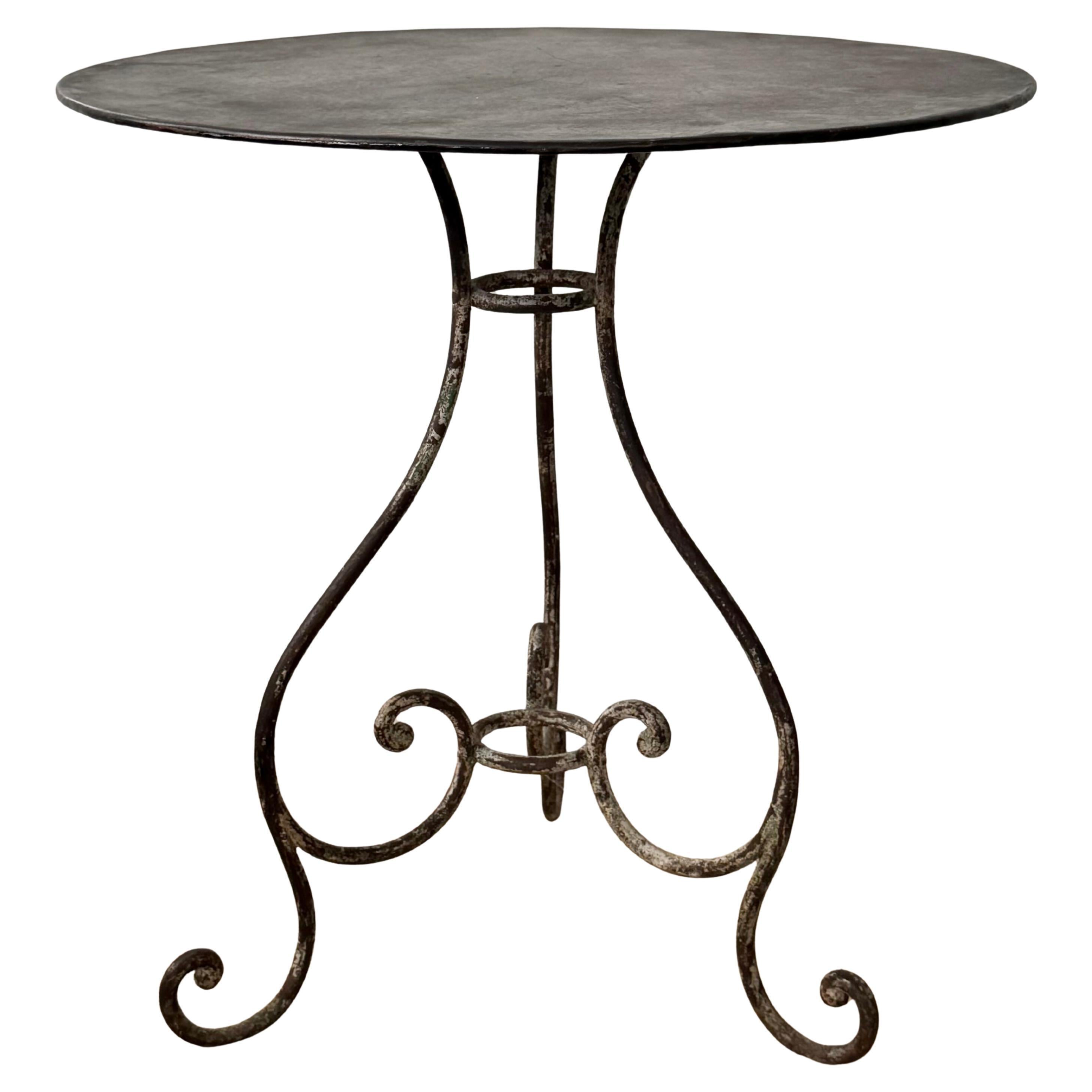 French 19th Century Guéridon Base Bistro Table