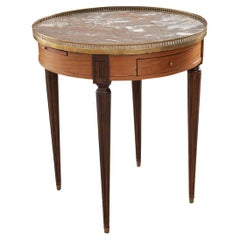 French 19th Century Gueridon with Marble Top