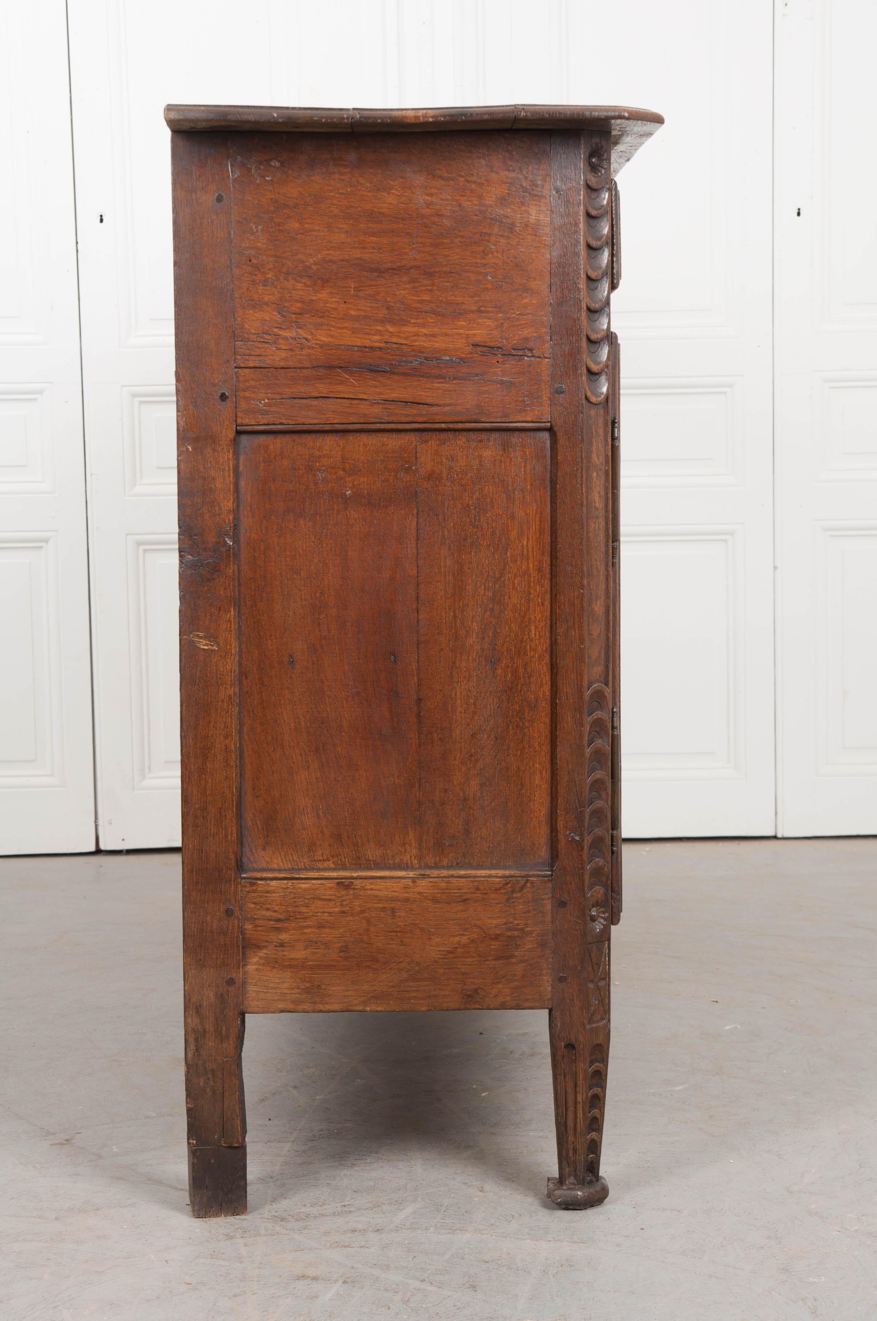 French 19th Century Hand Carved Oak Enfilade 7