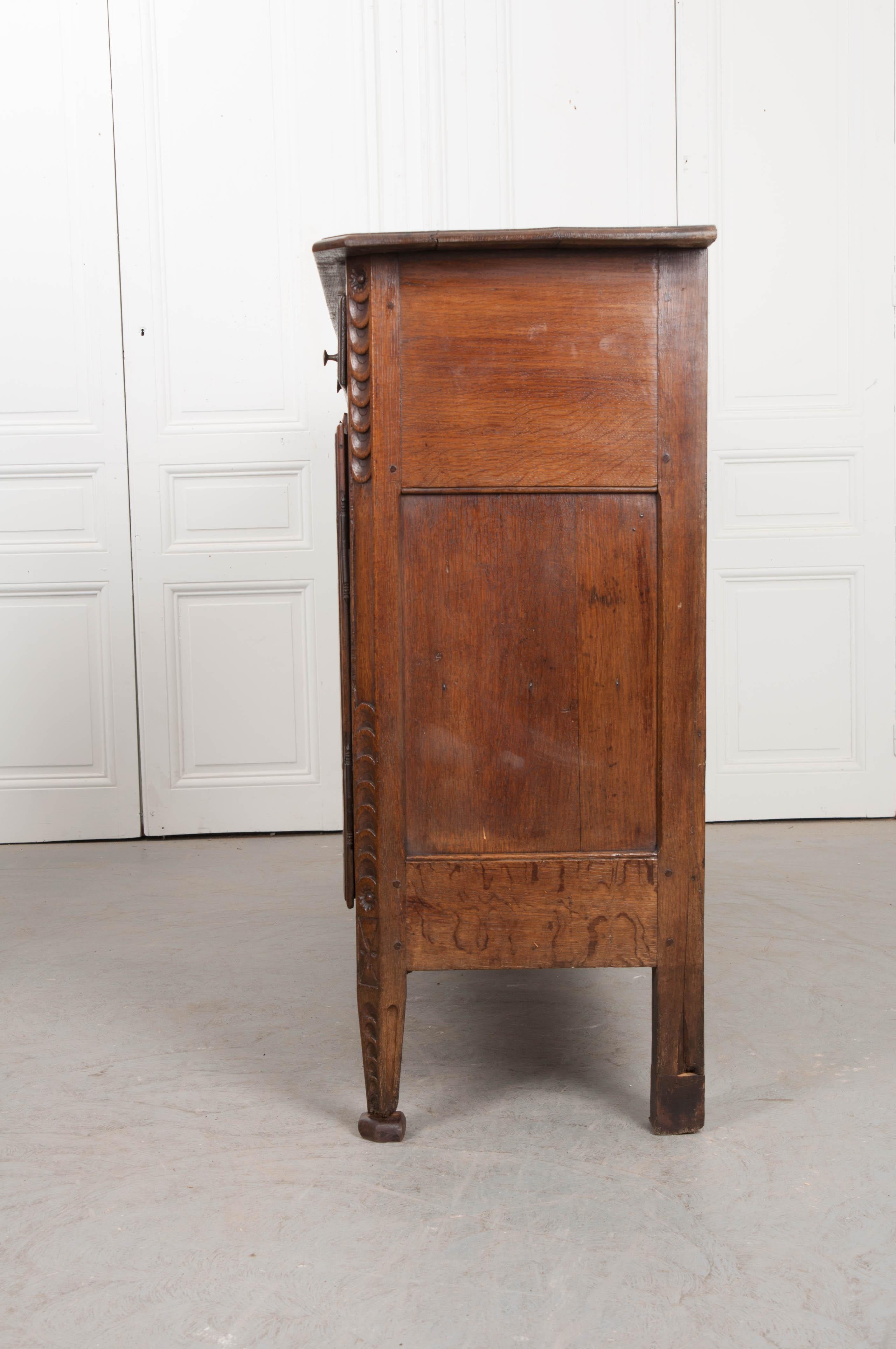 French 19th Century Hand Carved Oak Enfilade 8